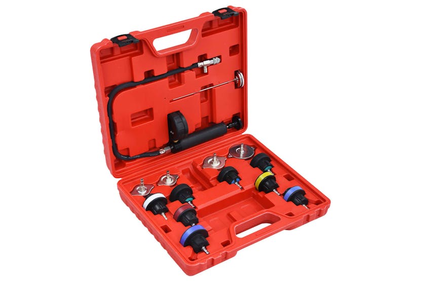 vidaXL 210560 14 Piece Cooling System & Radiator Cap Pressure Tester vidaXL 210560 14 Piece Cooling System & Radiator Cap Pressure Tester