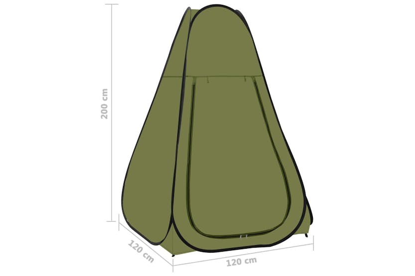 vidaXL 93068 Pop Up Shower Tent Green vidaXL 93068 Pop Up Shower Tent Green