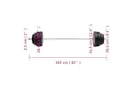 vidaXL 3145020 Barbell With Plates 60 Kg vidaXL 3145020 Barbell With Plates 60 Kg