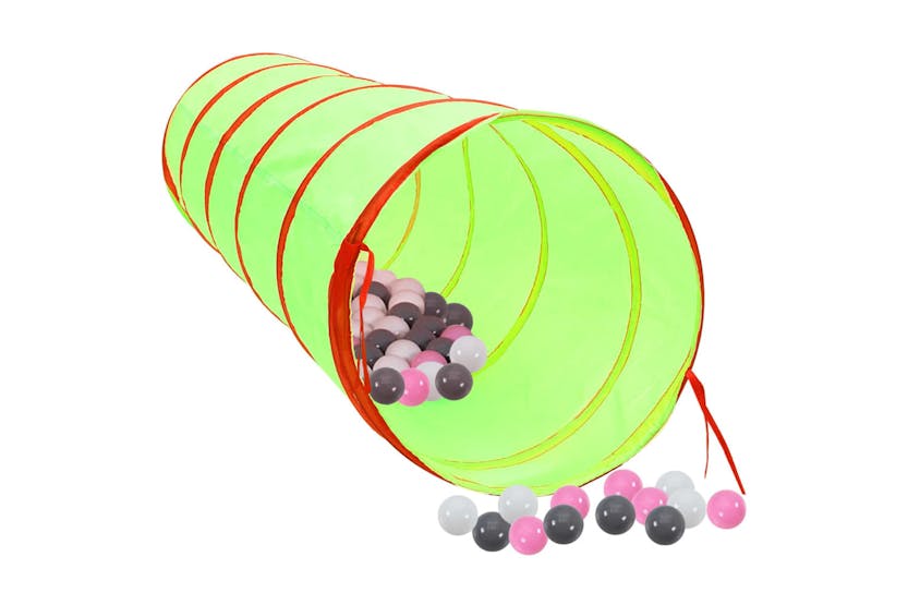 vidaXL 3107759 Children Play Tunnel With 250 Balls Green 175cm Polyester vidaXL 3107759 Children Play Tunnel With 250 Balls Green 175cm Polyester