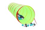 vidaXL 3107758 Children Play Tunnel With 250 Balls Green 175cm Polyester vidaXL 3107758 Children Play Tunnel With 250 Balls Green 175cm Polyester