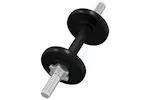 vidaXL 3145044 Barbell And Dumbbell With Plates 60 Kg Cast Iron vidaXL 3145044 Barbell And Dumbbell With Plates 60 Kg Cast Iron