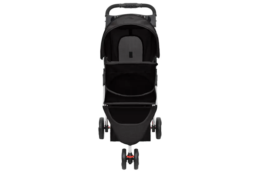 vidaXL 172196 Folding Dog Stroller Black 80x46x98cm Oxford vidaXL 172196 Folding Dog Stroller Black 80x46x98cm Oxford