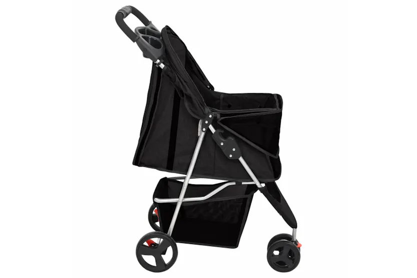 vidaXL 172196 Folding Dog Stroller Black 80x46x98cm Oxford vidaXL 172196 Folding Dog Stroller Black 80x46x98cm Oxford