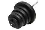 vidaXL 3145021 Barbell With Plates 90 Kg vidaXL 3145021 Barbell With Plates 90 Kg