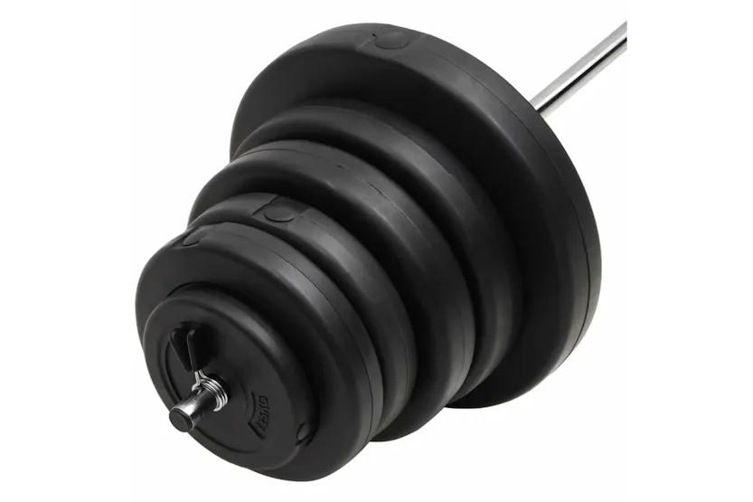 vidaXL 3145021 Barbell With Plates 90 Kg vidaXL 3145021 Barbell With Plates 90 Kg