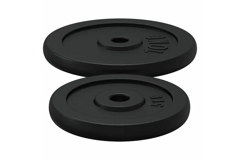 vidaXL 3145039 Barbell With Plates 90 Kg Cast Iron & Chrome Plated Steel vidaXL 3145039 Barbell With Plates 90 Kg Cast Iron & Chrome Plated Steel