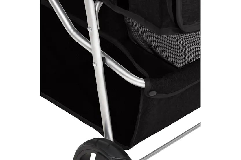 vidaXL 172196 Folding Dog Stroller Black 80x46x98cm Oxford vidaXL 172196 Folding Dog Stroller Black 80x46x98cm Oxford