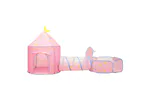 vidaXL 3107737 Children Play Tent With 250 Balls Pink 301x120x128cm vidaXL 3107737 Children Play Tent With 250 Balls Pink 301x120x128cm