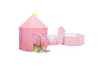 vidaXL 3107736 Children Play Tent With 250 Balls Pink 301x120x128cm vidaXL 3107736 Children Play Tent With 250 Balls Pink 301x120x128cm