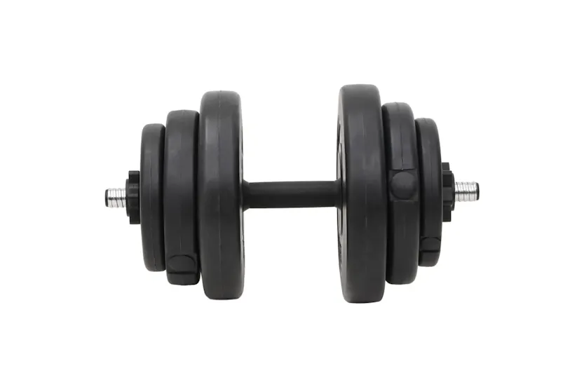 vidaXL 3145031 Barbell And Dumbbell With Plates Set 120 Kg vidaXL 3145031 Barbell And Dumbbell With Plates Set 120 Kg