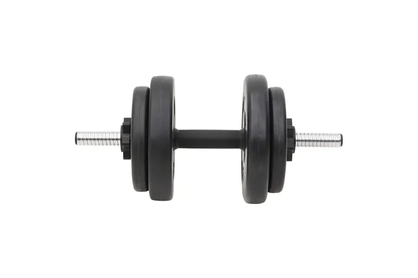 vidaXL 3145031 Barbell And Dumbbell With Plates Set 120 Kg vidaXL 3145031 Barbell And Dumbbell With Plates Set 120 Kg