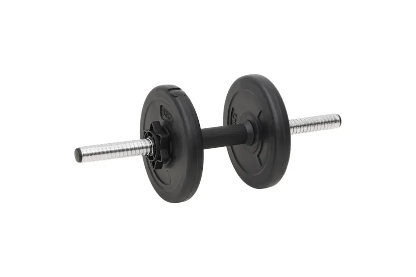 vidaXL 3145030 Barbell And Dumbbell With Plates Set 90 Kg vidaXL 3145030 Barbell And Dumbbell With Plates Set 90 Kg