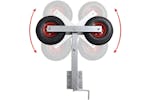 vidaXL 141551 Boat Trailer Double Wheel Bow Support Set Of 2 59 - 84cm vidaXL 141551 Boat Trailer Double Wheel Bow Support Set Of 2 59 - 84cm