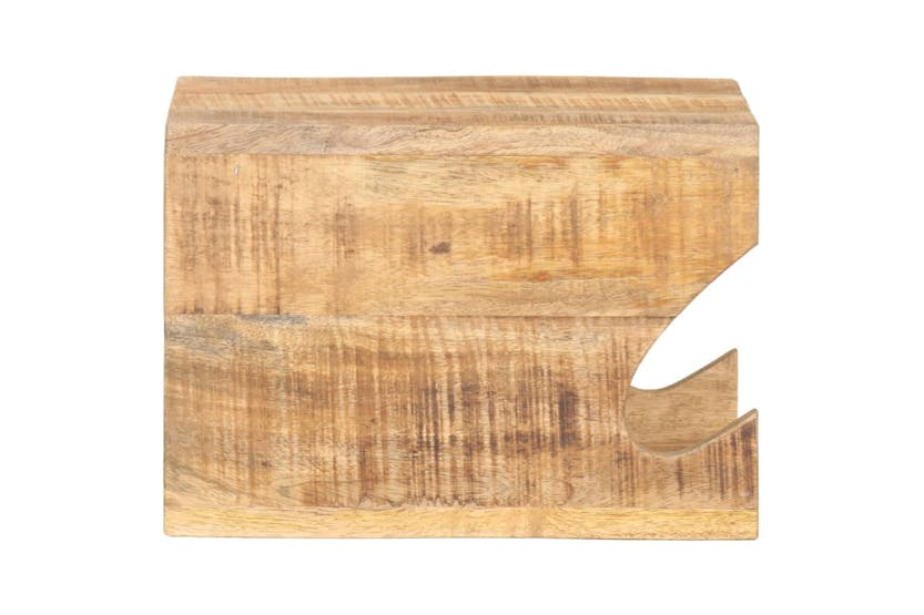 vidaXL 320477 Wall Mounted Bicycle Rack 35x25x25cm Solid Rough Mango Wood vidaXL 320477 Wall Mounted Bicycle Rack 35x25x25cm Solid Rough Mango Wood