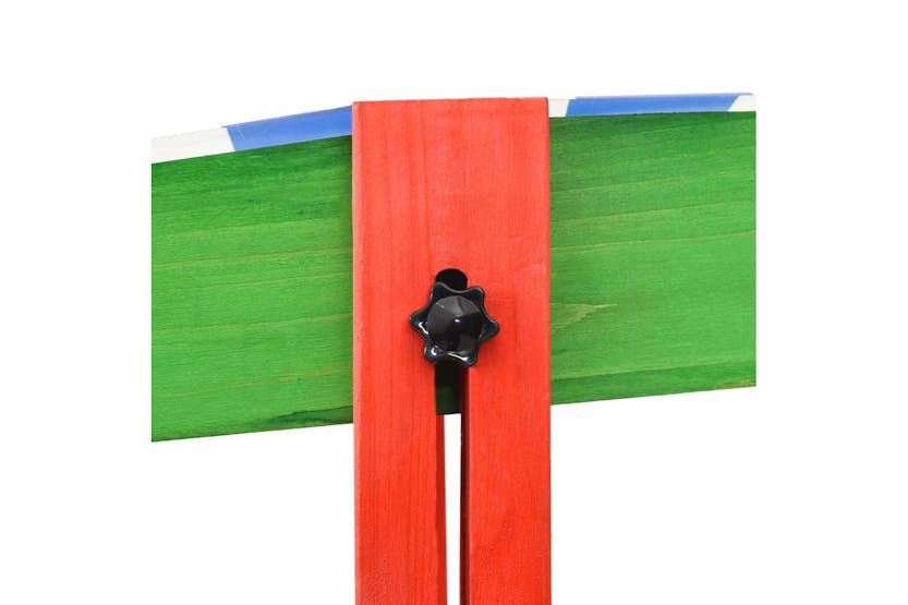 vidaXL 313887 Sandbox With Adjustable Roof Fir Wood Multicolour Uv50 vidaXL 313887 Sandbox With Adjustable Roof Fir Wood Multicolour Uv50