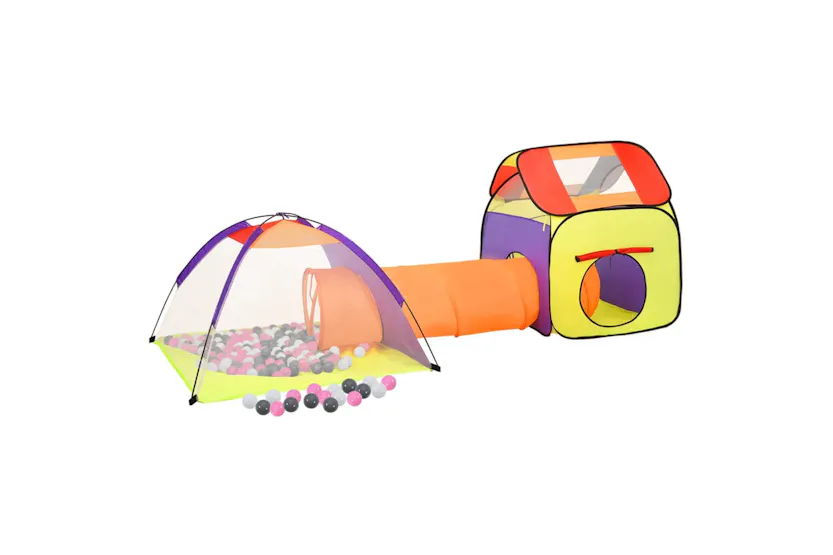 vidaXL 3107732 Children Play Tent With 250 Balls Multicolour 338x123x111cm vidaXL 3107732 Children Play Tent With 250 Balls Multicolour 338x123x111cm