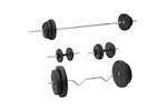 vidaXL 3145030 Barbell And Dumbbell With Plates Set 90 Kg vidaXL 3145030 Barbell And Dumbbell With Plates Set 90 Kg