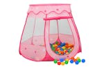 vidaXL 3107724 Children Play Tent With 250 Balls Pink 102x102x82cm vidaXL 3107724 Children Play Tent With 250 Balls Pink 102x102x82cm