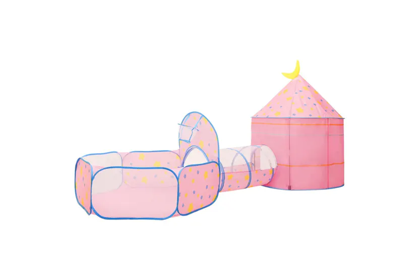 vidaXL 3107738 Children Play Tent With 250 Balls Pink 301x120x128cm vidaXL 3107738 Children Play Tent With 250 Balls Pink 301x120x128cm