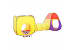 vidaXL 3107729 Children Play Tent With 250 Balls Multicolour 255x80x100cm vidaXL 3107729 Children Play Tent With 250 Balls Multicolour 255x80x100cm