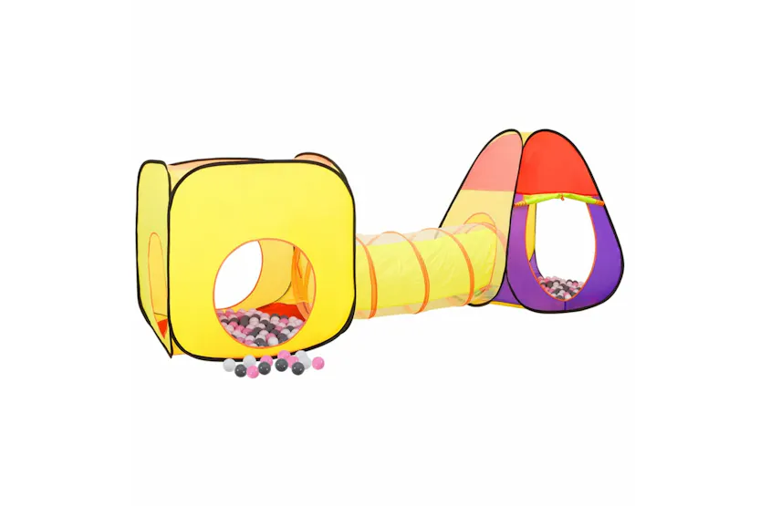 vidaXL 3107729 Children Play Tent With 250 Balls Multicolour 255x80x100cm vidaXL 3107729 Children Play Tent With 250 Balls Multicolour 255x80x100cm