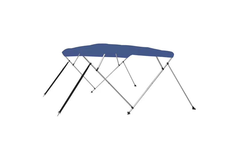 vidaXL 92371 4 Bow Bimini Top Blue 243x196x137cm vidaXL 92371 4 Bow Bimini Top Blue 243x196x137cm