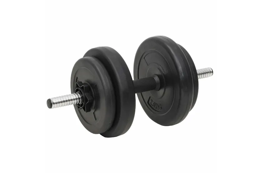 vidaXL 3145031 Barbell And Dumbbell With Plates Set 120 Kg vidaXL 3145031 Barbell And Dumbbell With Plates Set 120 Kg