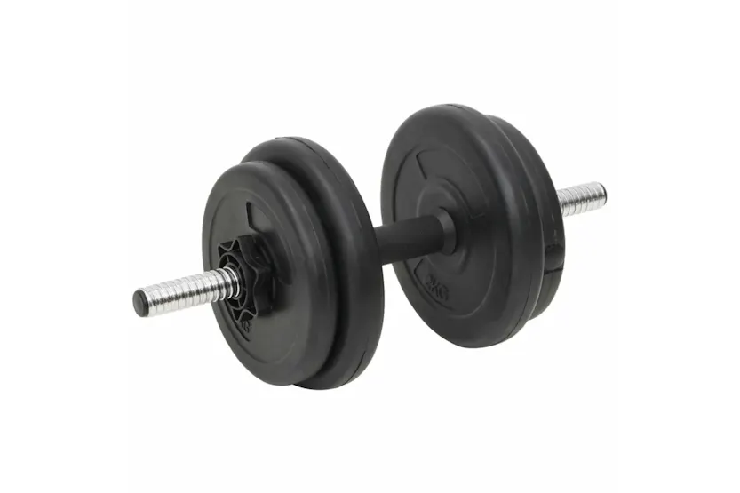 vidaXL 3145025 Barbell And Dumbbell With Plates 60 Kg vidaXL 3145025 Barbell And Dumbbell With Plates 60 Kg