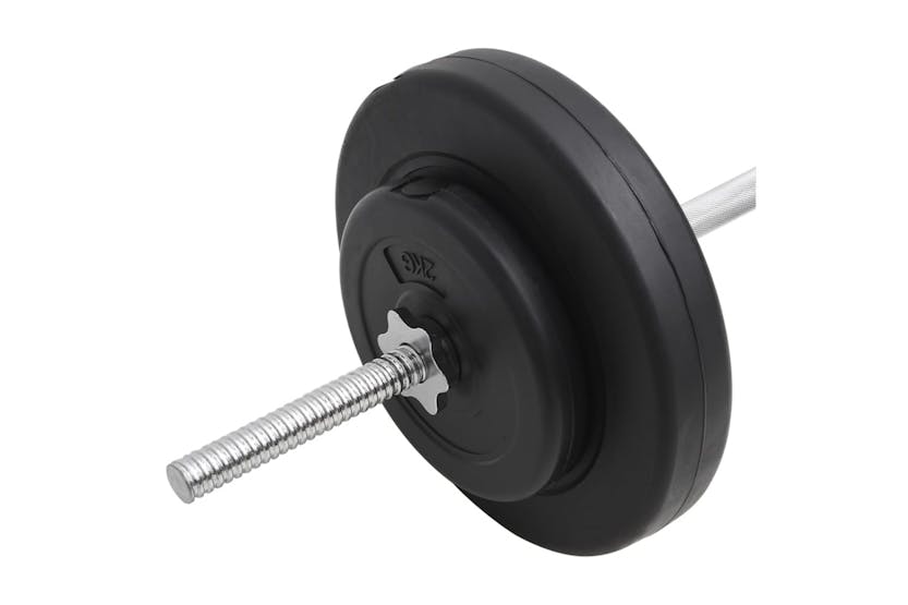 vidaXL 93585 Barbell With Plates Set 30 Kg vidaXL 93585 Barbell With Plates Set 30 Kg