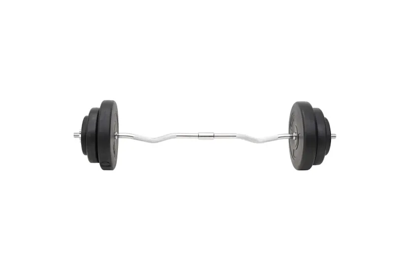 vidaXL 3145025 Barbell And Dumbbell With Plates 60 Kg vidaXL 3145025 Barbell And Dumbbell With Plates 60 Kg