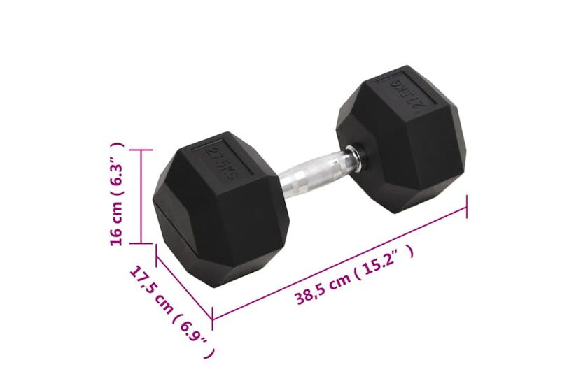 vidaXL 93611 Dumbbell 27.5 Kg Cast Iron vidaXL 93611 Dumbbell 27.5 Kg Cast Iron