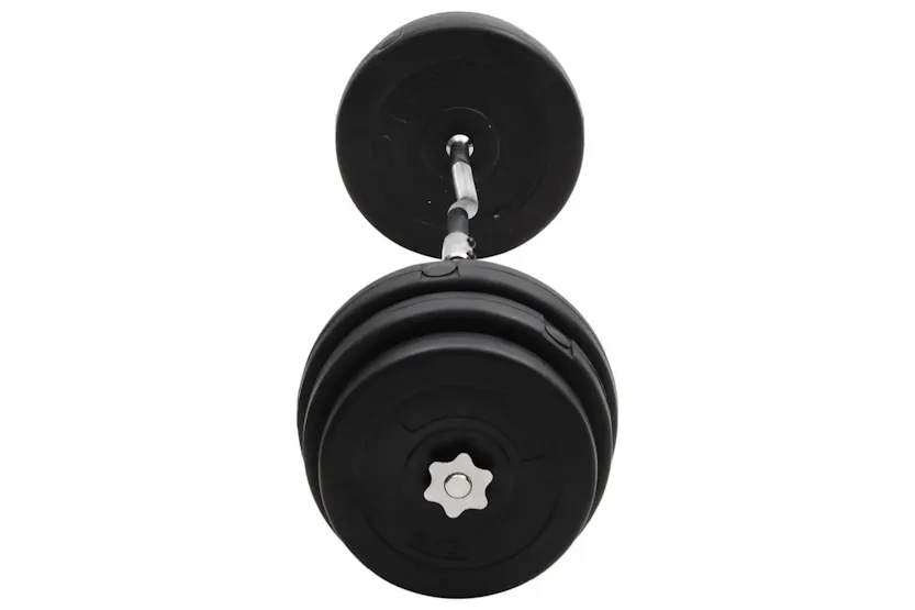 vidaXL 3145022 Curl Barbell With Plates 90 Kg vidaXL 3145022 Curl Barbell With Plates 90 Kg