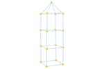 vidaXL 93269 72 Piece Construction Fort Building Kit For Kids vidaXL 93269 72 Piece Construction Fort Building Kit For Kids