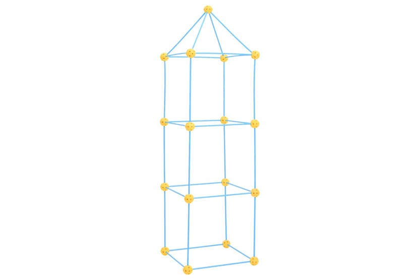 vidaXL 93269 72 Piece Construction Fort Building Kit For Kids vidaXL 93269 72 Piece Construction Fort Building Kit For Kids