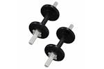 vidaXL 3145042 Barbell And Dumbbell With Plates 60 Kg Cast Iron vidaXL 3145042 Barbell And Dumbbell With Plates 60 Kg Cast Iron