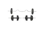 vidaXL 91401 Barbell And Dumbbell Set 30 Kg vidaXL 91401 Barbell And Dumbbell Set 30 Kg