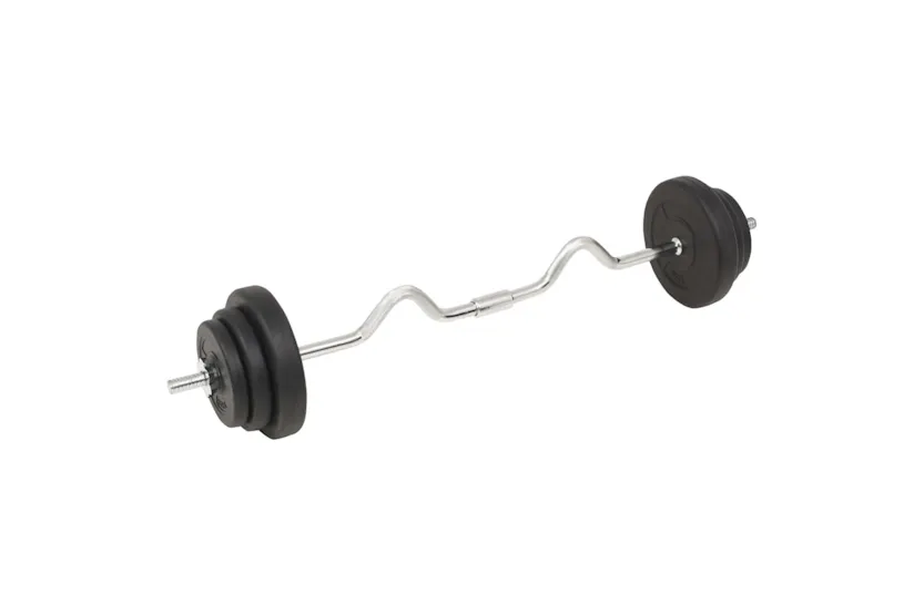 vidaXL 91401 Barbell And Dumbbell Set 30 Kg vidaXL 91401 Barbell And Dumbbell Set 30 Kg
