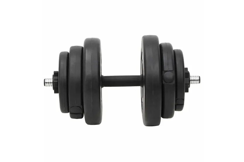 vidaXL 3145032 Barbell And Dumbbell With Plates Set 120 Kg vidaXL 3145032 Barbell And Dumbbell With Plates Set 120 Kg