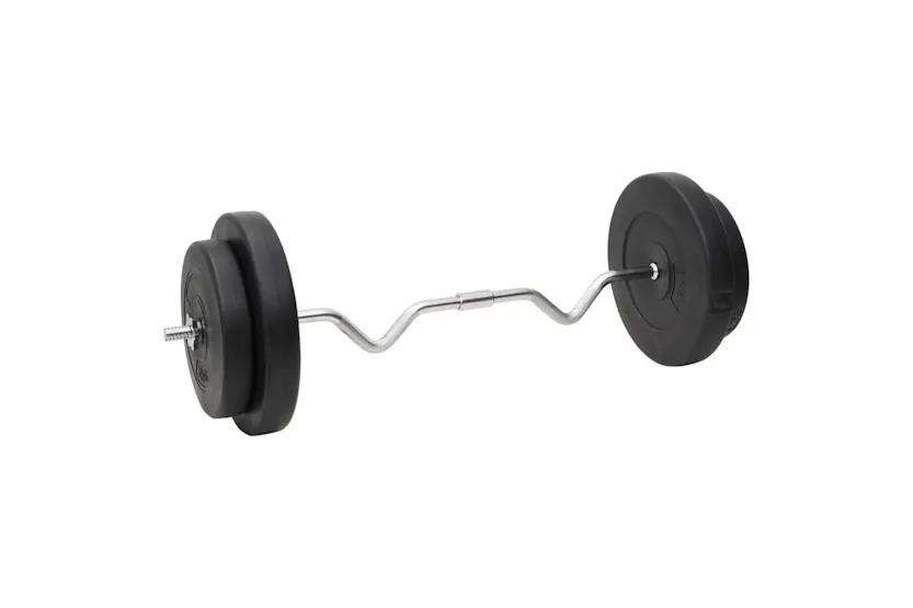 vidaXL 3145032 Barbell And Dumbbell With Plates Set 120 Kg vidaXL 3145032 Barbell And Dumbbell With Plates Set 120 Kg