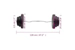 vidaXL 3145018 Curl Barbell With Plates 60 Kg vidaXL 3145018 Curl Barbell With Plates 60 Kg