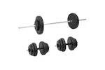 vidaXL 3145024 Barbell And Dumbbell With Plates 60 Kg vidaXL 3145024 Barbell And Dumbbell With Plates 60 Kg