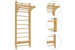 vidaXL 91788 Wall Bar 80x55x220cm Wood vidaXL 91788 Wall Bar 80x55x220cm Wood
