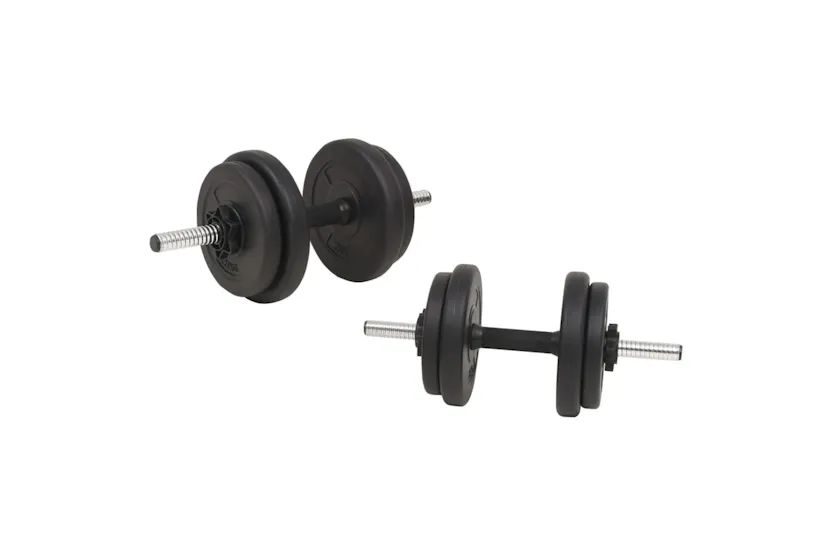 vidaXL 91401 Barbell And Dumbbell Set 30 Kg vidaXL 91401 Barbell And Dumbbell Set 30 Kg