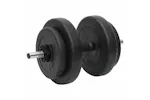 vidaXL 3145026 Curl Barbell And Dumbbell With Plates 60 Kg vidaXL 3145026 Curl Barbell And Dumbbell With Plates 60 Kg