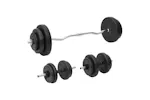 vidaXL 3145025 Barbell And Dumbbell With Plates 60 Kg vidaXL 3145025 Barbell And Dumbbell With Plates 60 Kg