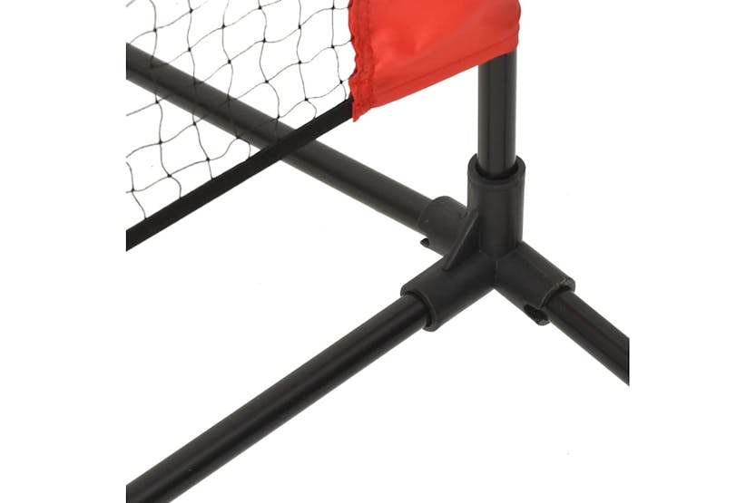 vidaXL 93757 Tennis Net Black And Red 400x100x87cm Polyester vidaXL 93757 Tennis Net Black And Red 400x100x87cm Polyester