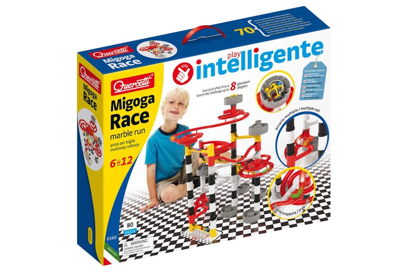 Quercetti 439100 80 Piece Marble Run Set "migoga Race" Quercetti 439100 80 Piece Marble Run Set "migoga Race"