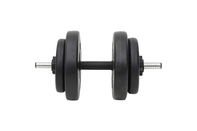 vidaXL 3145025 Barbell And Dumbbell With Plates 60 Kg vidaXL 3145025 Barbell And Dumbbell With Plates 60 Kg