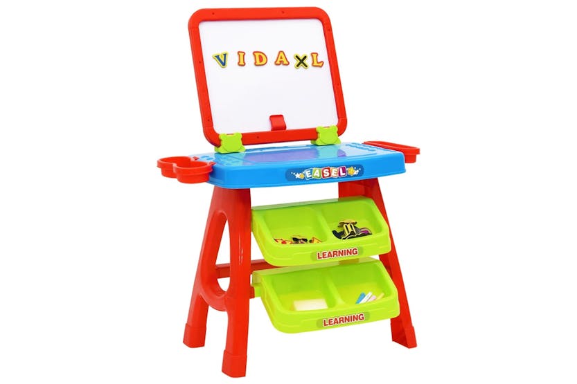 Vidaxl 3-1 Children Easel And Learning Desk Play Set Vidaxl 3-1 Children Easel And Learning Desk Play Set